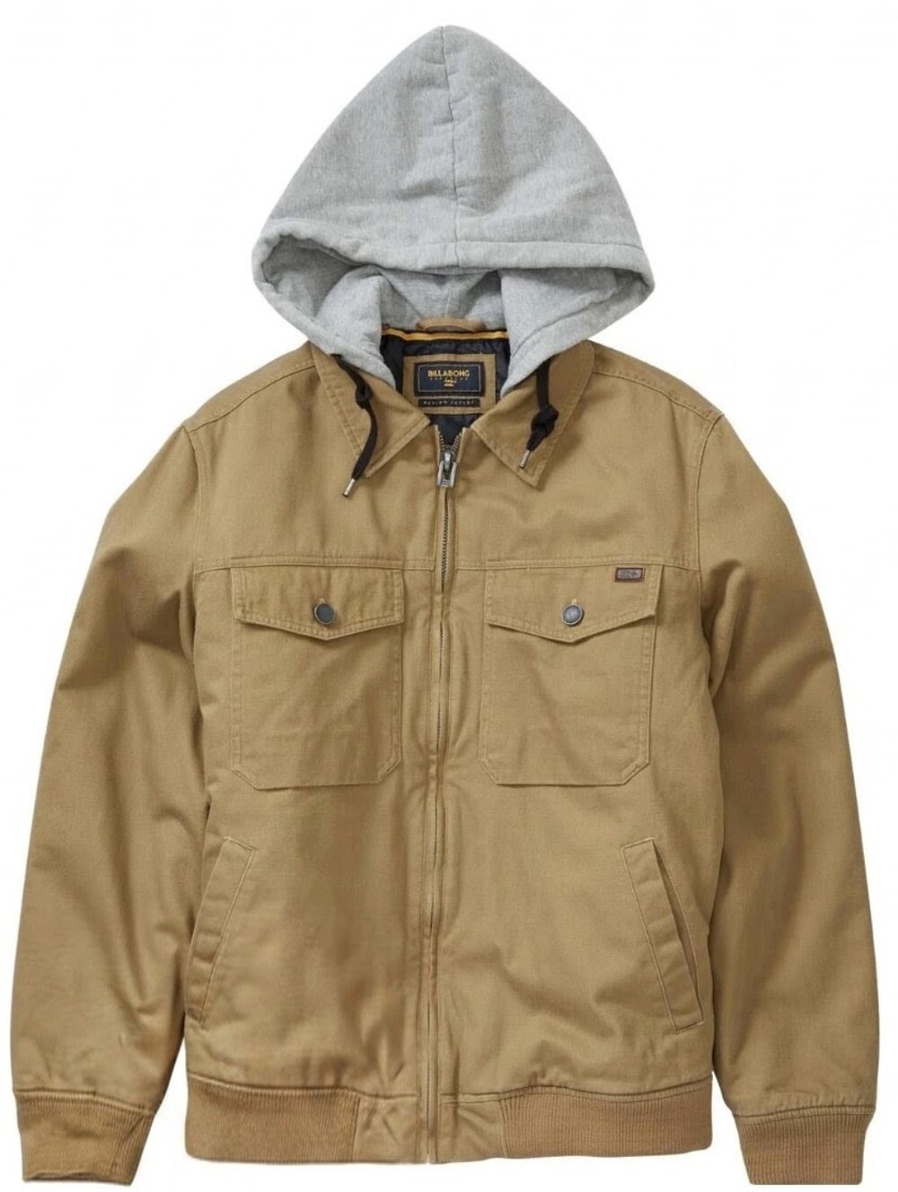 Billabong Mens Surplus Barlow Work Jacket Ranch Rancher Quilted Hooded Coat XL